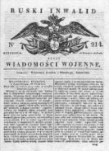 Ruski inwalid czyli wiadomości wojenne 1818, Nr 214