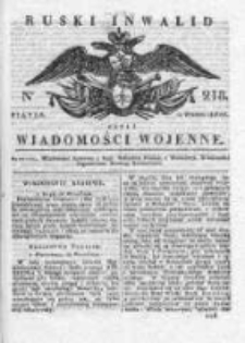 Ruski inwalid czyli wiadomości wojenne 1818, Nr 218