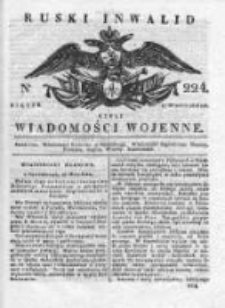 Ruski inwalid czyli wiadomości wojenne 1818, Nr 224