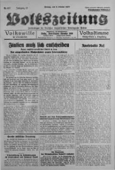 Volkszeitung 8 październik 1937 nr 277