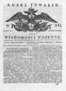 Ruski inwalid czyli wiadomości wojenne 1818, Nr 243
