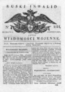 Ruski inwalid czyli wiadomości wojenne 1818, Nr 244