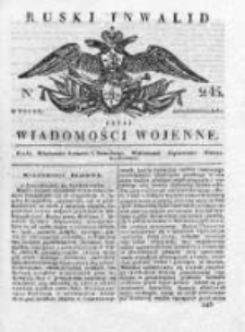 Ruski inwalid czyli wiadomości wojenne 1818, Nr 245
