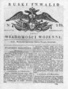 Ruski inwalid czyli wiadomości wojenne 1818, Nr 249