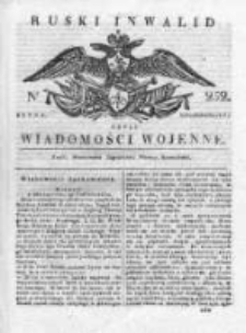Ruski inwalid czyli wiadomości wojenne 1818, Nr 252