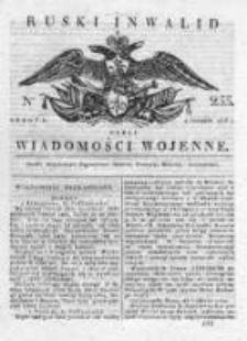 Ruski inwalid czyli wiadomości wojenne 1818, Nr 255