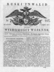 Ruski inwalid czyli wiadomości wojenne 1818, Nr 257
