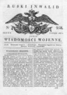Ruski inwalid czyli wiadomości wojenne 1818, Nr 258
