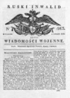 Ruski inwalid czyli wiadomości wojenne 1818, Nr 263