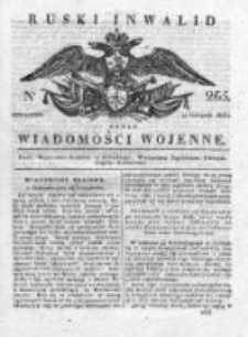 Ruski inwalid czyli wiadomości wojenne 1818, Nr 265