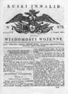 Ruski inwalid czyli wiadomości wojenne 1818, Nr 279