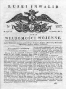 Ruski inwalid czyli wiadomości wojenne 1818, Nr 287