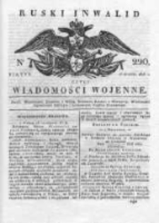 Ruski inwalid czyli wiadomości wojenne 1818, Nr 290