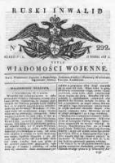 Ruski inwalid czyli wiadomości wojenne 1818, Nr 292