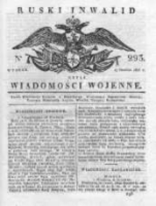 Ruski inwalid czyli wiadomości wojenne 1818, Nr 293