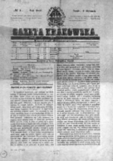 Gazeta Krakowska, 1849, nr 2