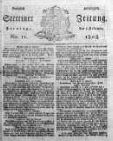 Stettinische Zeitung. Königlich privilegirte 1808, Nr 11