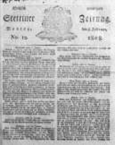 Stettinische Zeitung. Königlich privilegirte 1808, Nr 12