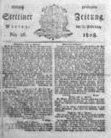 Stettinische Zeitung. Königlich privilegirte 1808, Nr 16