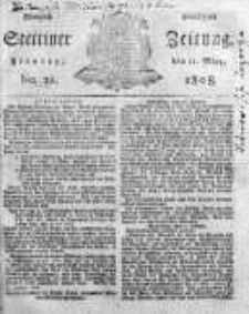Stettinische Zeitung. Königlich privilegirte 1808, Nr 21