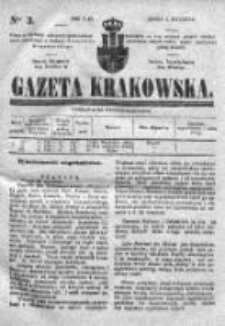 Gazeta Krakowska, 1842, Nr 3