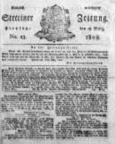 Stettinische Zeitung. Königlich privilegirte 1808, Nr 23