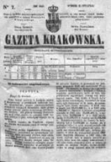 Gazeta Krakowska, 1842, Nr 7