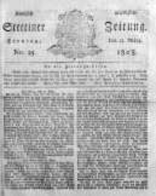 Stettinische Zeitung. Königlich privilegirte 1808, Nr 25