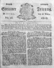 Stettinische Zeitung. Königlich privilegirte 1808, Nr 26