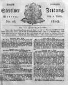 Stettinische Zeitung. Königlich privilegirte 1808, Nr 28