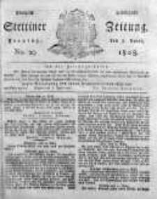 Stettinische Zeitung. Königlich privilegirte 1808, Nr 29
