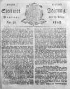 Stettinische Zeitung. Königlich privilegirte 1808, Nr 30
