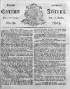 Stettinische Zeitung. Königlich privilegirte 1808, Nr 31