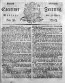 Stettinische Zeitung. Königlich privilegirte 1808, Nr 32