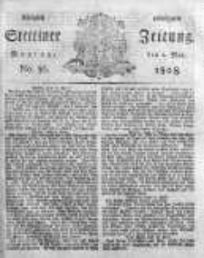 Stettinische Zeitung. Königlich privilegirte 1808, Nr 36