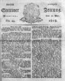 Stettinische Zeitung. Königlich privilegirte 1808, Nr 44