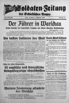 Soldaten = Zeitung der Schlesischen Armee 6 October 1939 nr 27