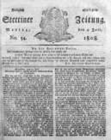 Stettinische Zeitung. Königlich privilegirte 1808, Nr 54
