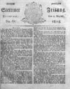 Stettinische Zeitung. Königlich privilegirte 1808, Nr 67