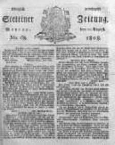 Stettinische Zeitung. Königlich privilegirte 1808, Nr 68