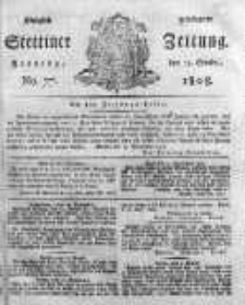 Stettinische Zeitung. Königlich privilegirte 1808, Nr 77