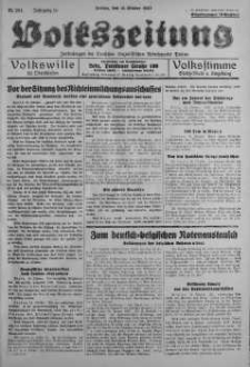 Volkszeitung 15 październik 1937 nr 284
