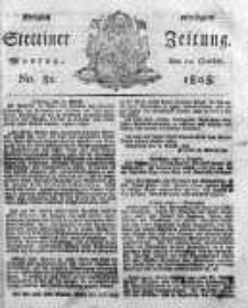 Stettinische Zeitung. Königlich privilegirte 1808, Nr 82