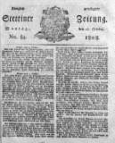 Stettinische Zeitung. Königlich privilegirte 1808, Nr 84