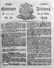 Stettinische Zeitung. Königlich privilegirte 1808, Nr 87