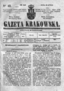 Gazeta Krakowska, 1842, Nr 43