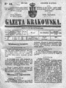 Gazeta Krakowska, 1842, Nr 44