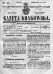 Gazeta Krakowska, 1842, Nr 47