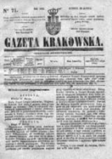 Gazeta Krakowska, 1842, Nr 71