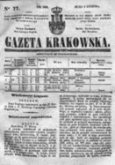 Gazeta Krakowska, 1842, Nr 77